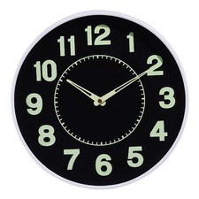 Large Luminous Wall Clocks Glow In The Dark Silent Home Digital Clock Decor 30CM