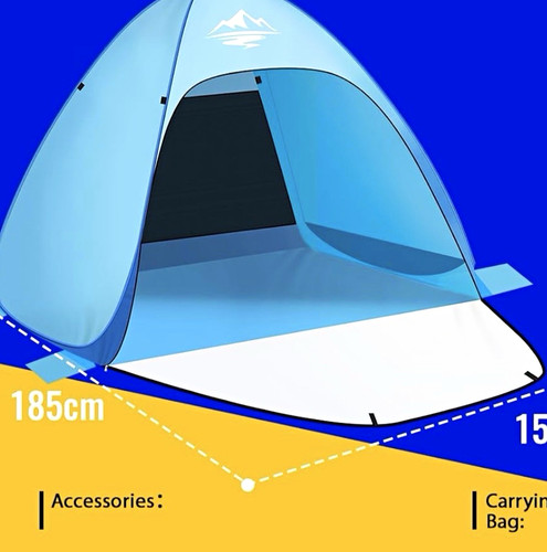 Blue pop beach - blue, tent