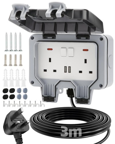 Garden outdoor double plug - garden,