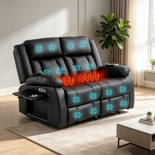 Electric recliner leather - electric, pu