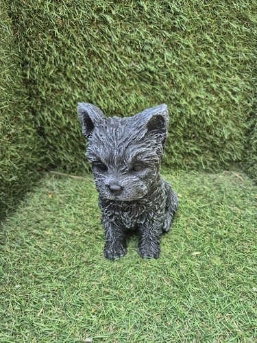 Concrete garden westie - concrete,