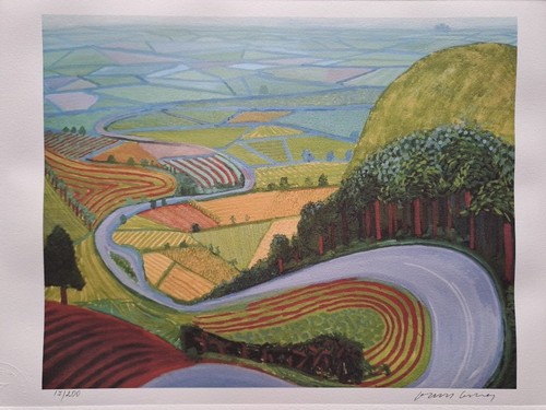 David hockney signed - david,