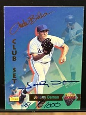 1995 Rookie Signatures Johnny Damon Tetrad Club Set Autograph /1000 | Nm - Mt
