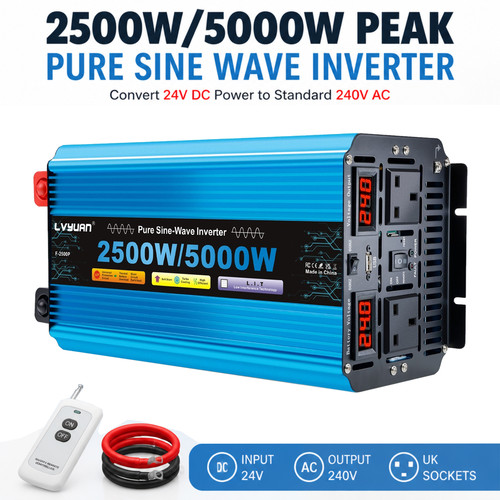 2500w 5000w pure sine - 2500w, wave