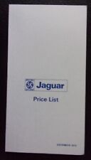 JAGUAR RANGE orig 1973 1974 UK Mkt Price List Brochure - XJ S2 XJ6 XJ12 Coupe