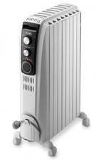 De'Longhi Dragon 4 TRD40820T 2KW Oil Filled Radiator Heater White Brand New