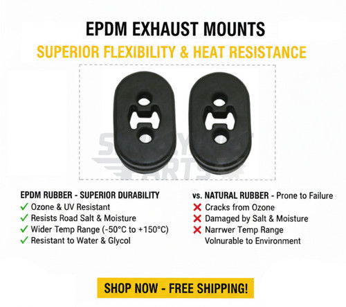 Exhaust mount rubber - mount, hanger
