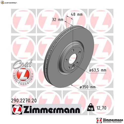 Brake discs 290 2270 - brake,
