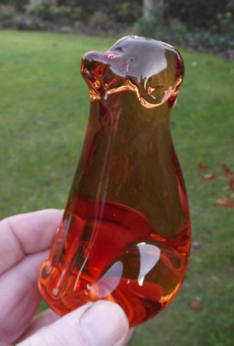 Vintage wedgwood amber glass - wedgwood,