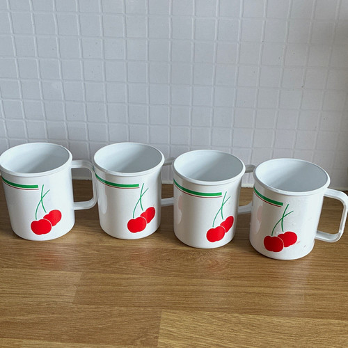 Set white melamine - 4,
