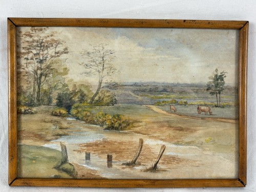 Original framed watercolour - framed,
