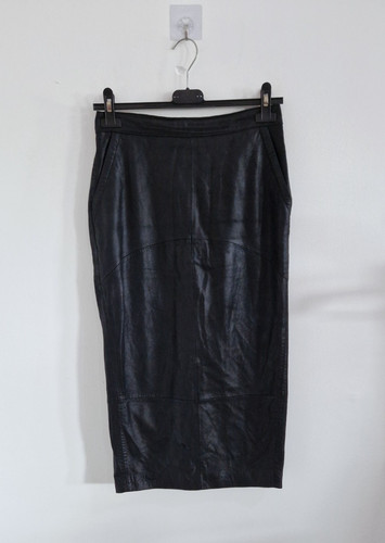 Asos black leather - asos, pencil
