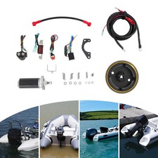 Outboard Engine Electric Starter Kit for Dongfa 2-Stroke 9.8HP Outboard Motor