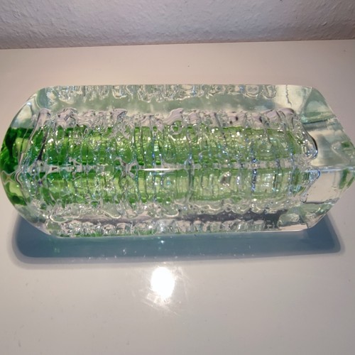 Heavy glass vase - glass, 2.1kg