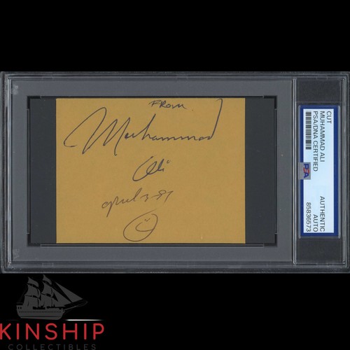 Muhammad ali signed cut - ali,