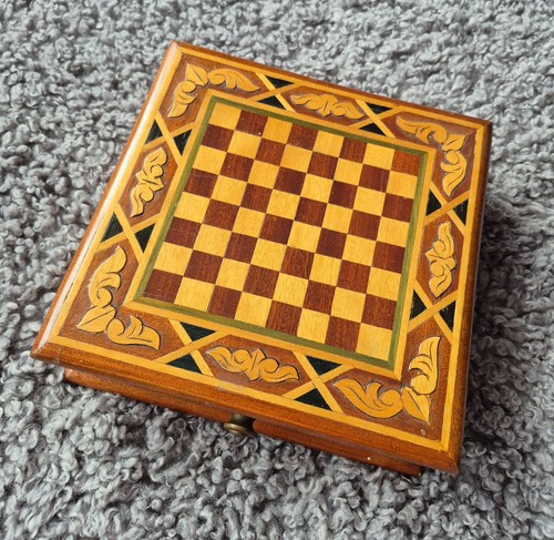 Vintage handmade wooden chess - vintage,