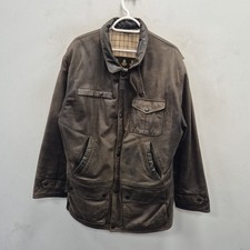 Barbour Bushman Brown Leather
