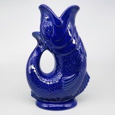 Vintage Gluggle Jug Cobalt