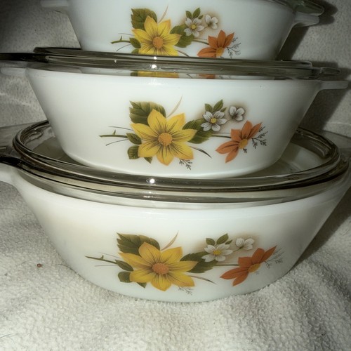 Pyrex autumn glory vintage - pyrex,