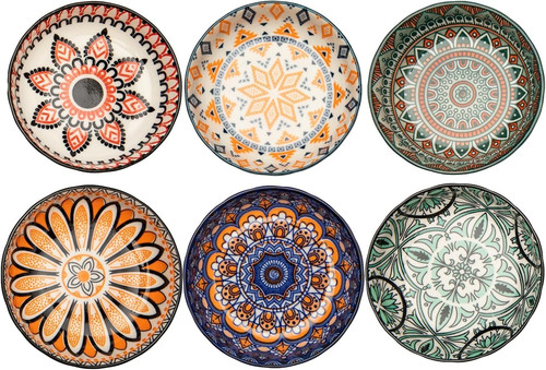 Porcelain tapas bowl - set,, 6