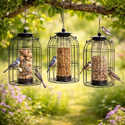 Hanging garden bird - x, feeder