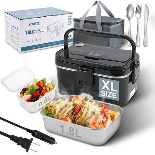 Heated lunch box for - lunch,
