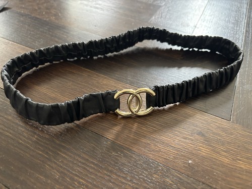 Chanel leather waistbelt - leather,
