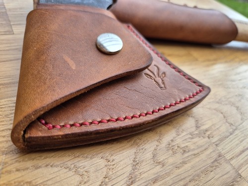 Leather sheath overstrike - sheath,