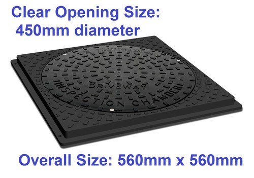 450mm inspection chamber cover - 450mm,