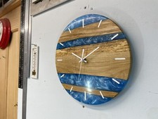 English Oak and Sky Blue