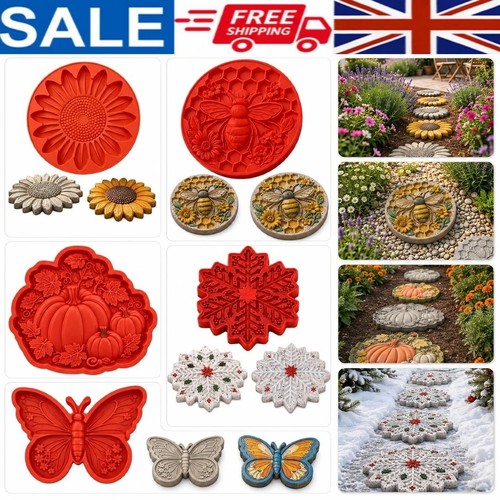Sunflower stepping stone mold - sunflower,