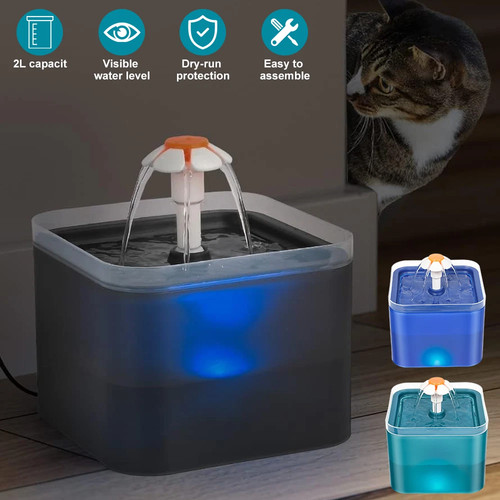Cat water fountain - water, for