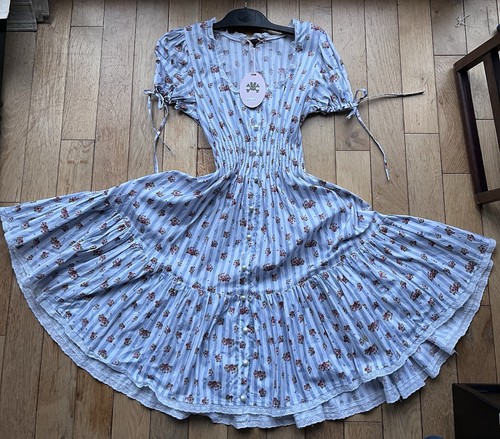 Hell bunny blue - white, stripe