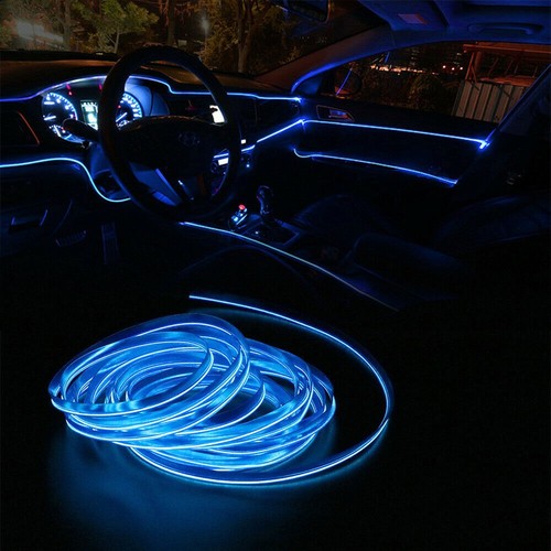 Blue 5meter car - car, led