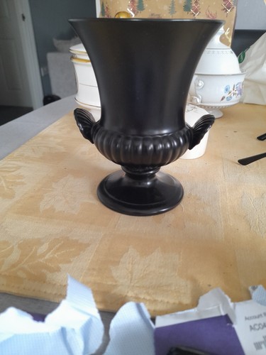 Wedge ins black - black, vase