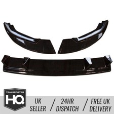 VW Transporter T6.1 -Gloss Black Lower Splitter for Standard Bumper WITH Fixings