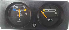 RENAULT GAUGES SET (TEMPERATURE GAUGE + PRESSURE GAUGE) JAEGER