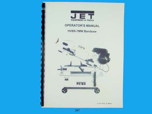 Jet hvbs 7mw band saw - jet,