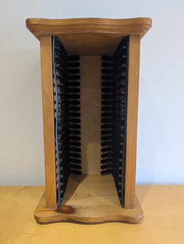 Stand rack tower retro - cd,