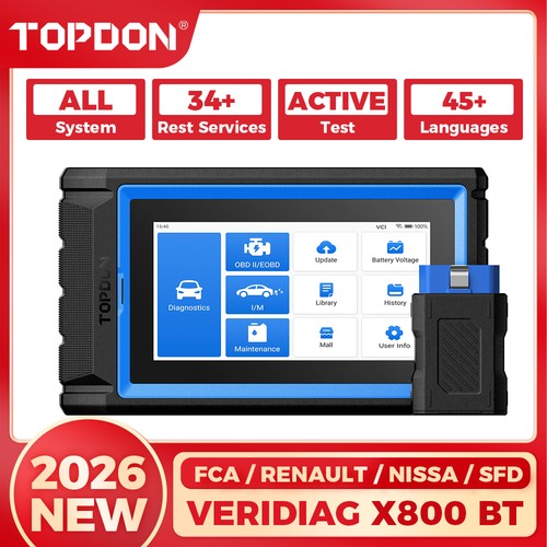 Topdon veridiag x800 car - veridiag, bt