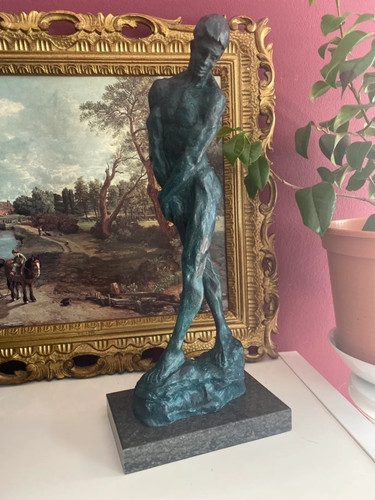 Bronze sculpture male - a, art