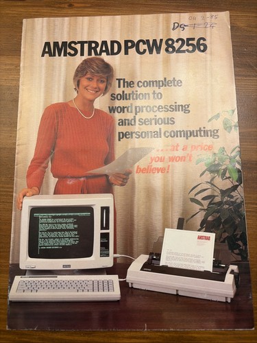 Amstrad pcw8256 vintage - amstrad,