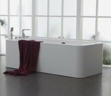 Freestanding Design Bathtub Mineral Cast 180 X 80 CM including From Overflow