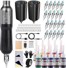 STIGMA Tattoo Kit Wireless Tattoo Rotary Pen Kit Professional Tattoo Machine Set