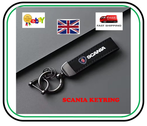 Scania luxury suede keyring - luxury,