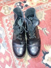 Used army parade hobnail boots