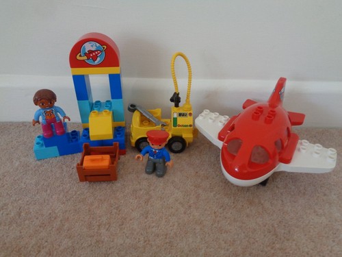 Duplo airport with figures and - with,
