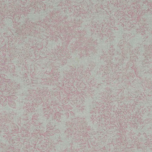 Vintage toile jouy pink - vintage,