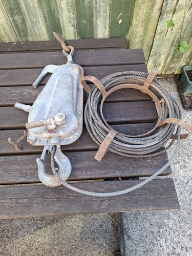Vintage tirfor hand - vintage,