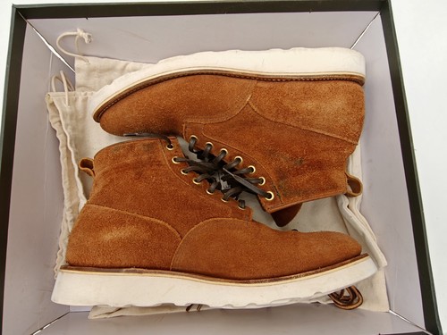 Viberg scout boots aged - scout, bark
